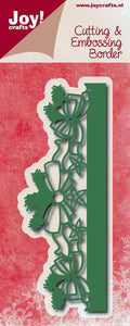 Joy! Crafts Cutting stencil - Bowborder Christmas