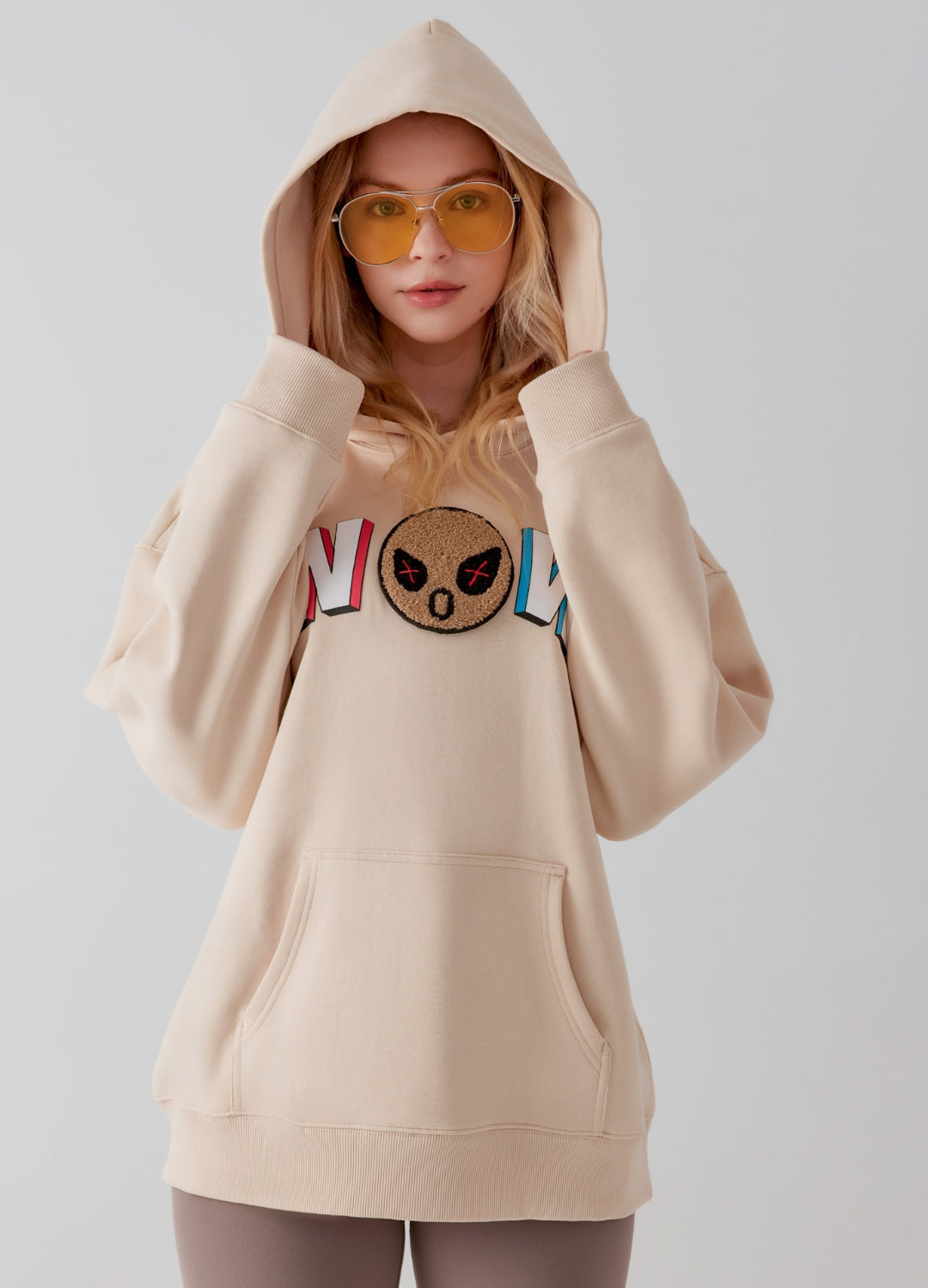 WOW  "Mood" Emoji Hoodie