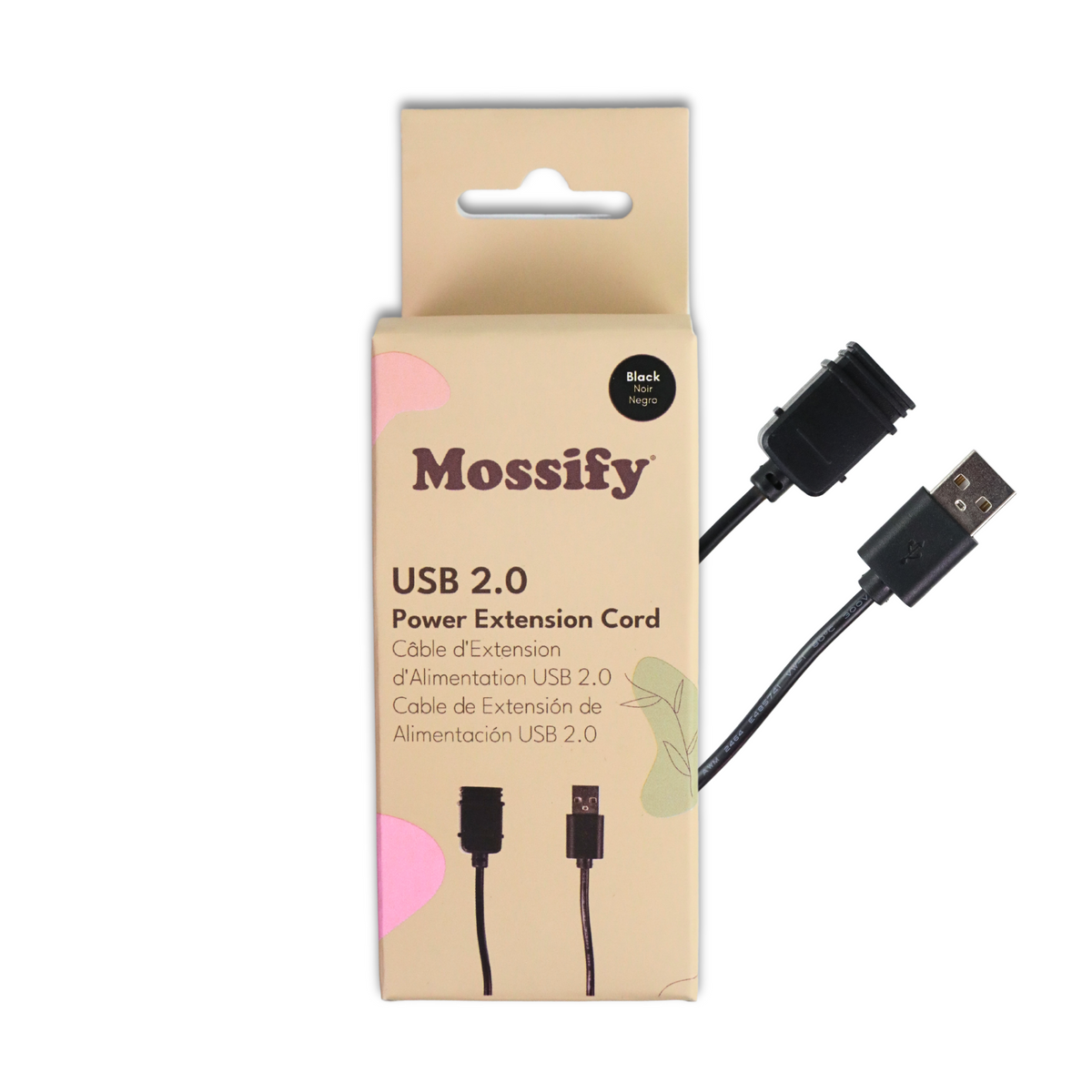 6' USB 2.0 Power Extension Cord