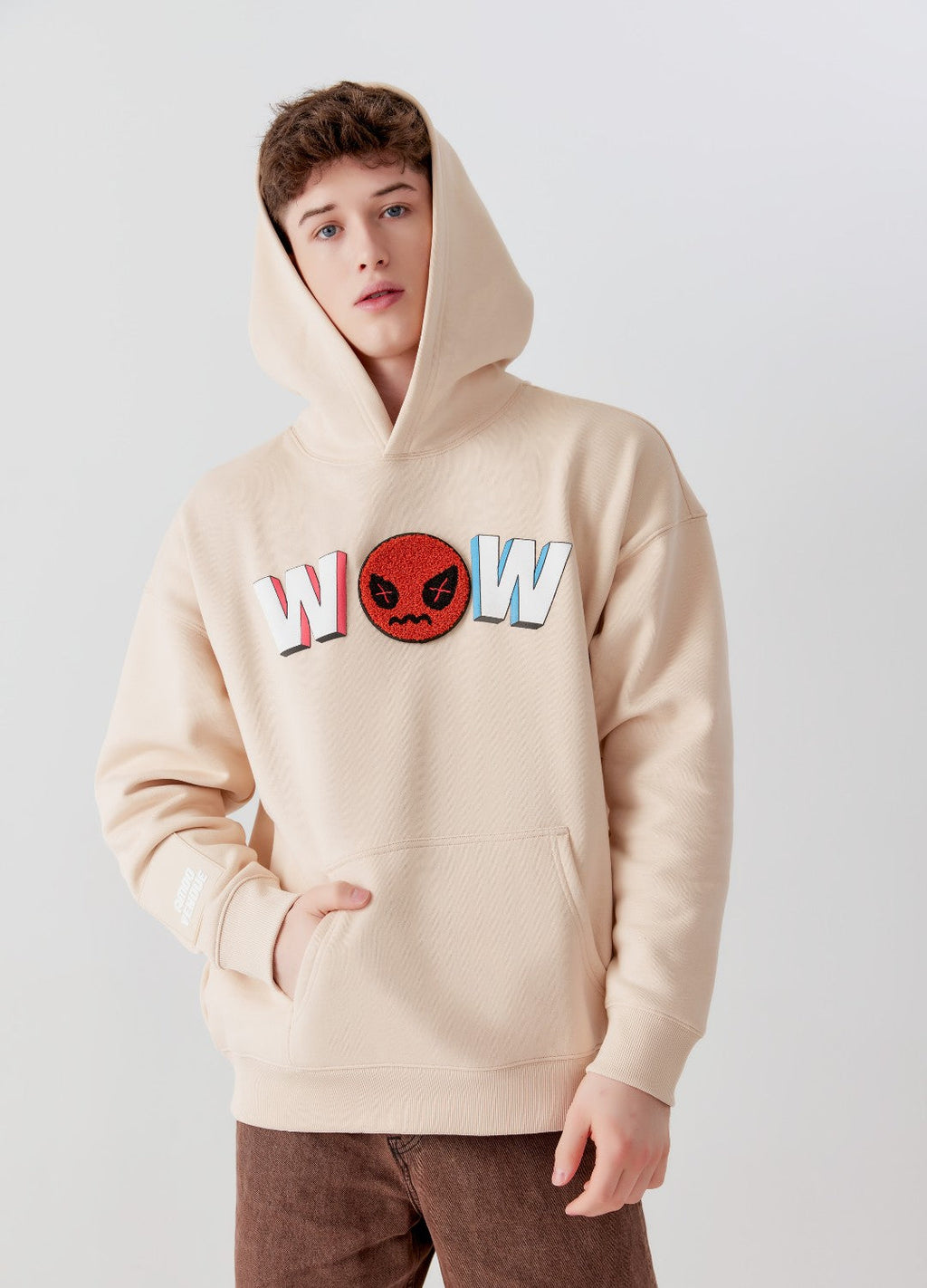 WOW  "Mood" Emoji Hoodie