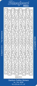 Deco Stickers - Ribbon Border-Shooting Stars