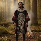 Tiger HandMade Wool Poncho