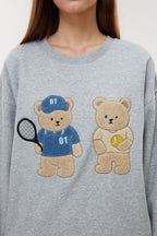 Amoo Tennis Bear Sweatshirt