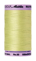 Mettler Silk-Finish - Spring Green - 50wt Solid Cotton Thread 547yd/500m