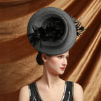 Christmas Sinamay Fascinator Perfect Wedding Hat Unique Derby Party Hat Fashion Church Hats Bride Headband Fascinators for Women