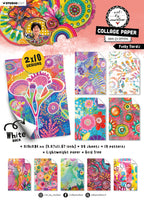 ABM Collage Paper Funky Florals Art By Marlene 210x294x8mm 20 Sheets