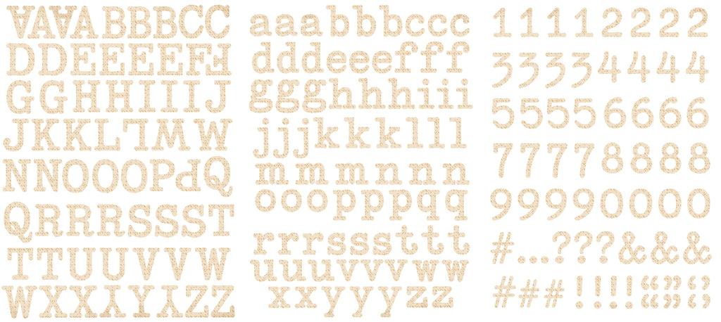 Arden Creative Studio Remembering... Alphabet Stickers