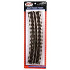 Atlas HO Code 83 24" Radius Curved Snap Track Brown Ties Nickel Silver