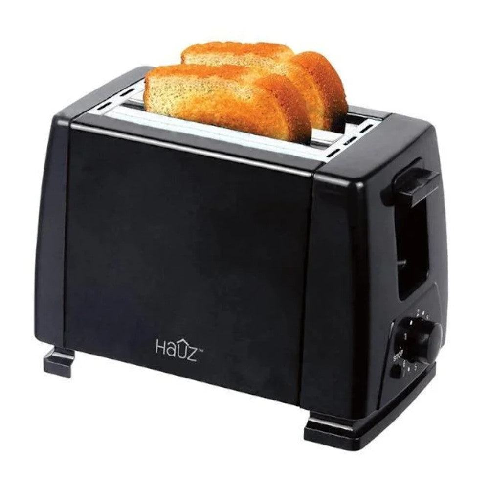 HAUZ ATS936 2 Slice Toaster Black