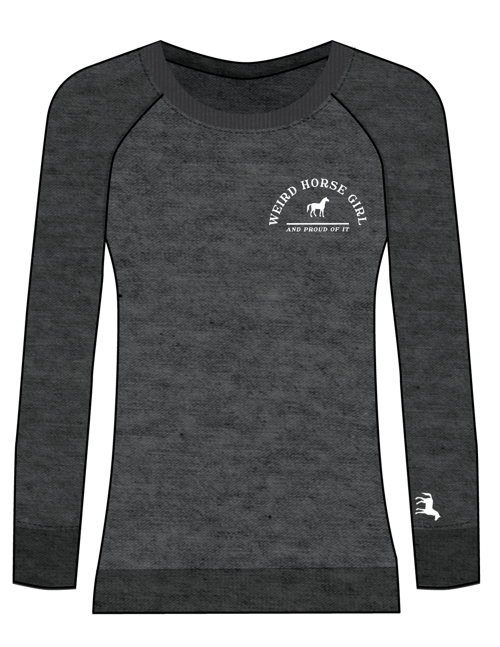 Weird Horse Girl Active Sweatshirt