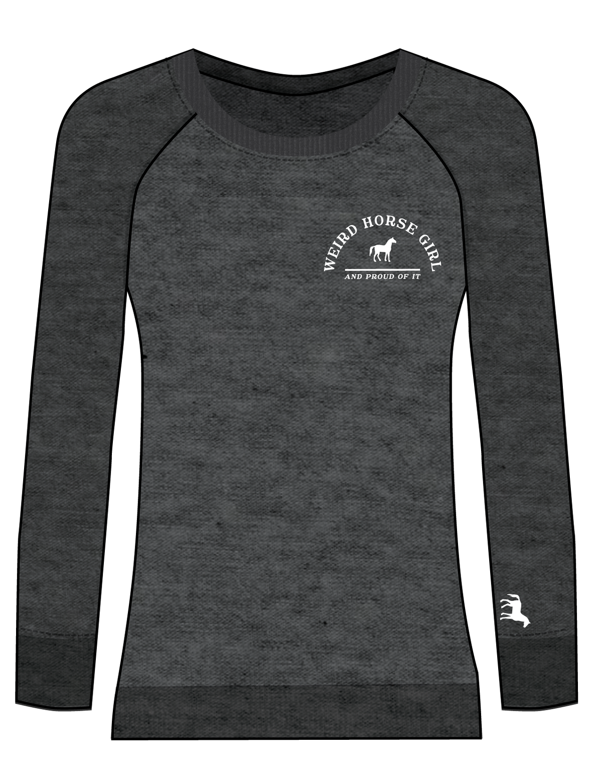 Weird Horse Girl Active Sweatshirt