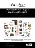 Afternoon in the Park Cardstock Stickers - Bicycles 33405