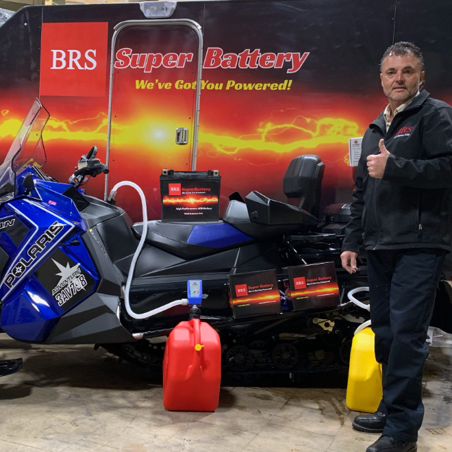 High Performance BRS14AH-BS 2 Year Warranty & Smart Charger / Maintainer Combo Bundle Kit 12v Sealed AGM PowerSports Battery