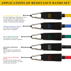 11Pcs Resistance Exercise Bands Set