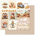 Autumn Florals Basics A 12x12 Paper (12pc Bulk Pack) 35454