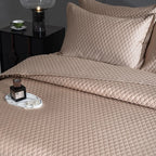 Avignon 3 Pc Light Weight Quilted Comforter Set - Champagne/Dark Grey/Beige/Steel Blue/Burgundy/White/Olive Green/Blush Pink