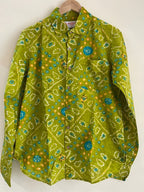 Udaipur Handcrafted Bandhani Tie & Dye Shirt - Green