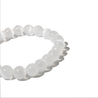 Selenite Round Bracelet - 8mm