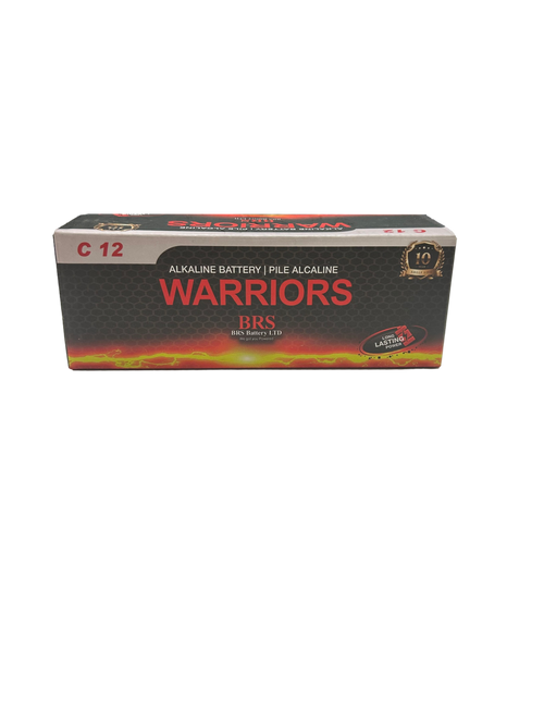 BRS C Alkaline Batteries — 12‑Pack (BRSLR14C)
