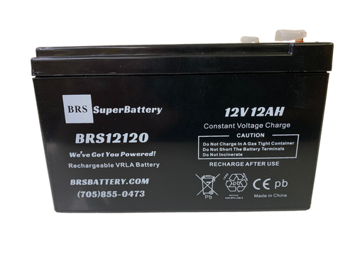 BRS12120 12V 12Ah Battery