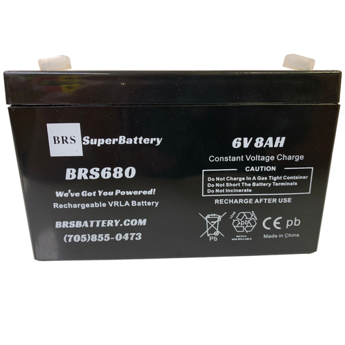 BRS680 – 6V 8Ah Battery