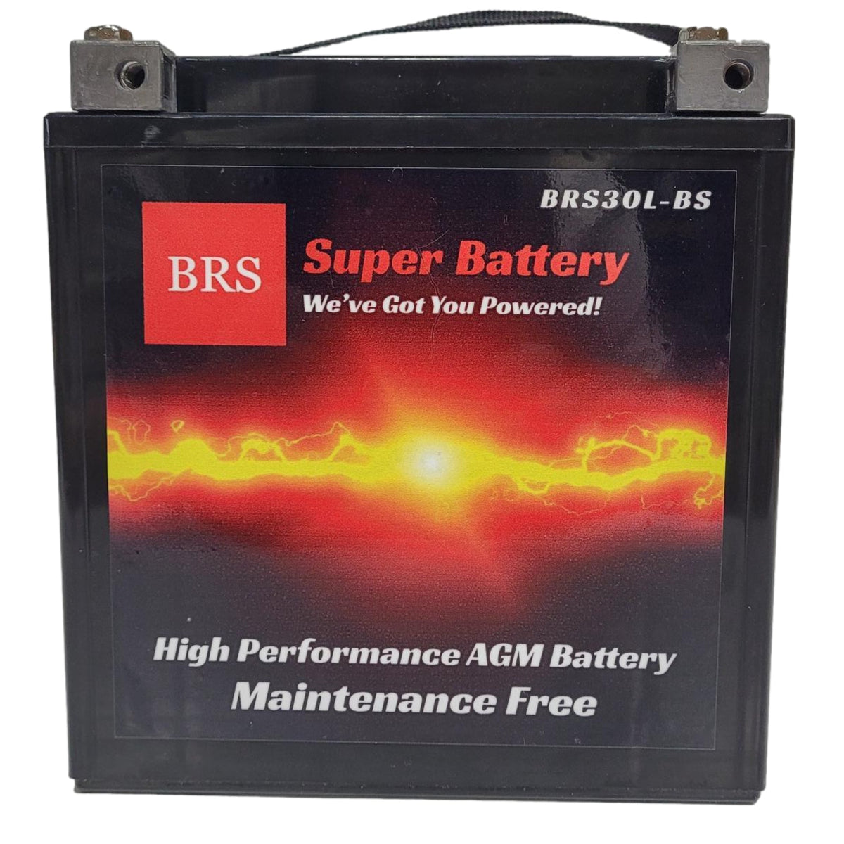 High Performance BRS30L-BS 2 Year Warranty & Smart Charger / Maintainer Combo Bundle Kit  12v Sealed AGM PowerSports Battery
