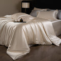 Lustre Luxe Elegant Duvet Set - Beige