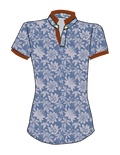 Siren Dry-Fit Polo in Blue Passion