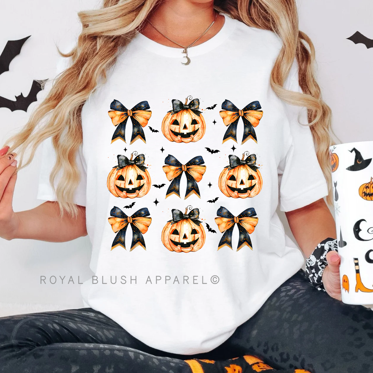 Bows & Pumpkins DTF Transfer