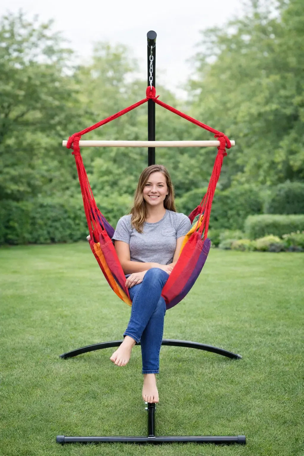 Brazilian Hammock Chair with Universal Chair Stand