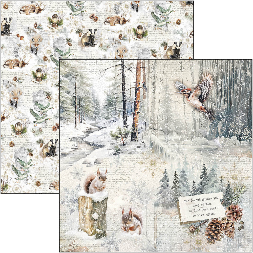 Forest Tales Paper Pad 12"x12" 12/Pkg