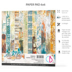 Ciao Bella Blue Note Paper Pad 6"x6" 24/Pkg