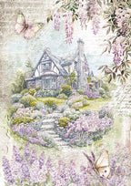 Rice Paper A5 MIXED 8/Pkg Secret Garden