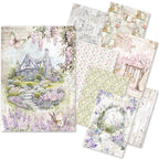 Rice Paper A5 MIXED 8/Pkg Secret Garden