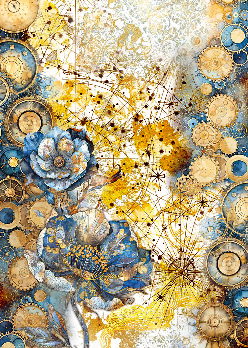 Vellum Celestial Paper Patterns A4 6/Pkg