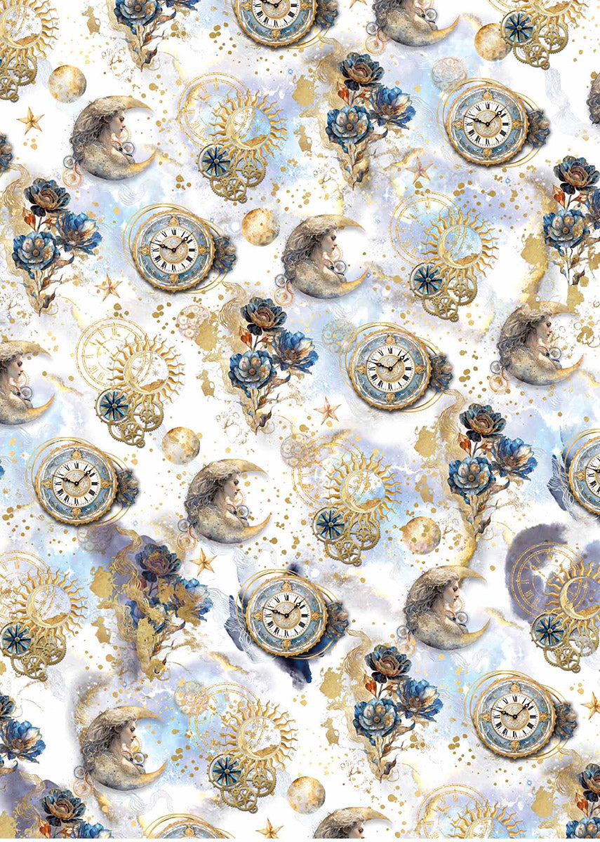 Vellum Celestial Paper Patterns A4 6/Pkg