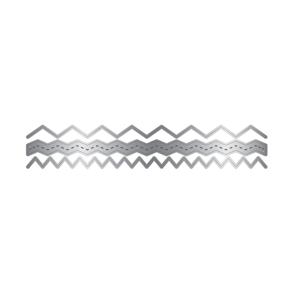 Crafters Companion Metal Die Edgeable - Zig Zag