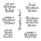Crafters Companion Stamp & Die - Hot Chocolate