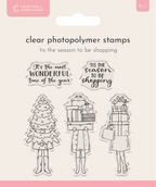 Crafter’s Companion Photopolymer Stamp - ‘Tis the Season to be Shopping