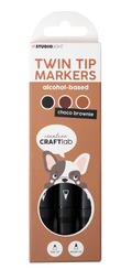 CCL Alcohol Marker Choco Brownie Essentials 48x152x13mm 3 PC nr.07