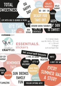 CCL Stickers Let Yourself Bloom Essentials 15 Sheets