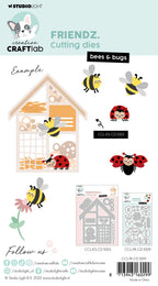 CCL Cutting Die Bees & Bugs Friendz 28 Pieces