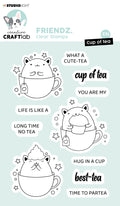 CCL Clear Stamp Cup Of Tea Friendz 92x138x1mm 11 PC nr.553