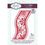 Creative Expressions Sue Wilson Festive Snowflake Ribbon Wave Craft Die