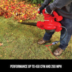 CRAFTSMAN CMEBL7000-CA Leaf Blower/Vacuum and Mulcher, 3 in 1 Wearable Yard Cleaner