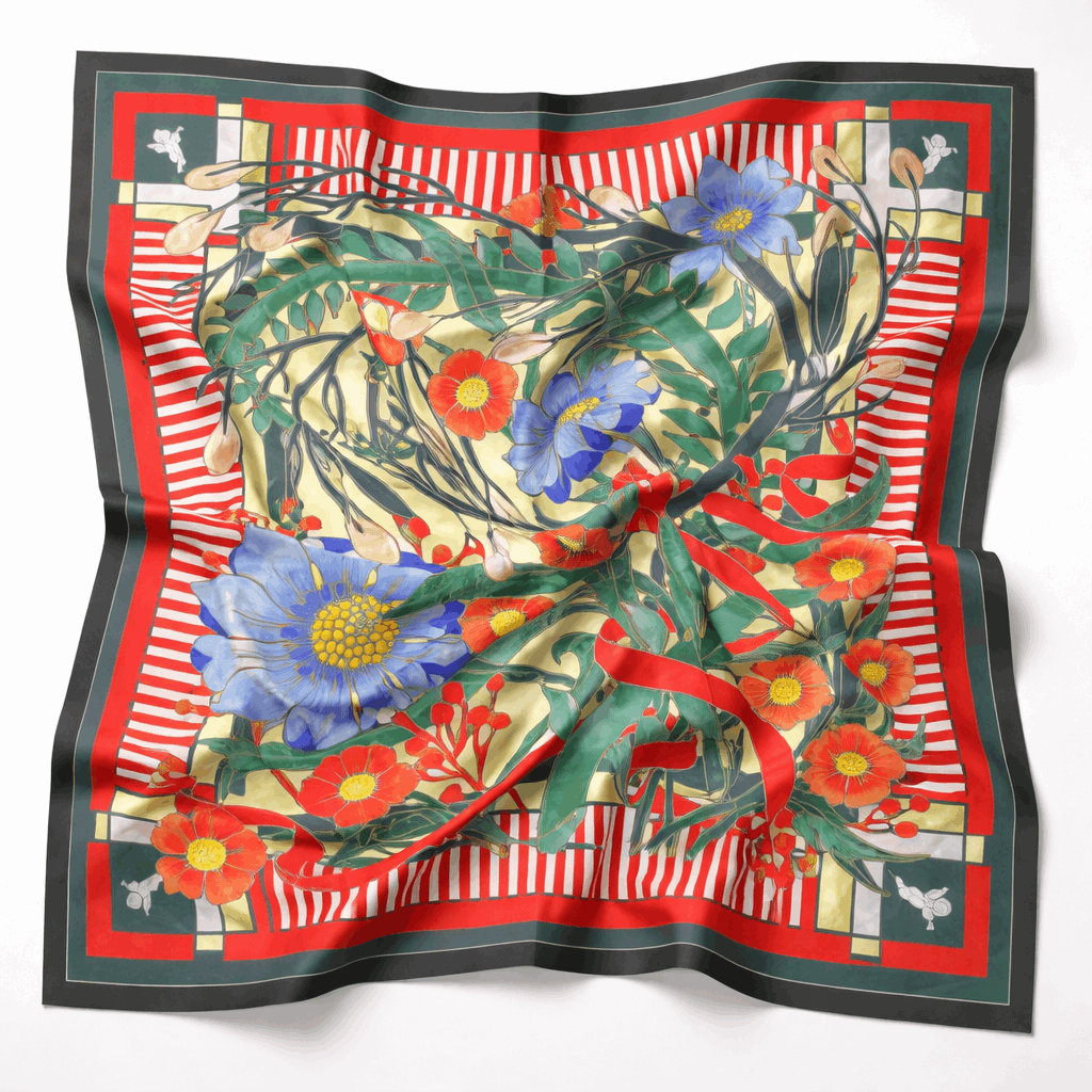 Square Scarf (Garden Remembers) Batik