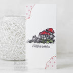 Creative Expressions Designer Boutique Woodland Walk Collection Tiptoe Amongst The Toadstools A6 Clear Stamp Set