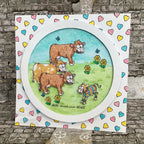 Creative Expressions Udderly IrresistIble 6 in x 4 in Clear Stamp Set