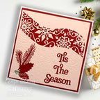 Creative Expressions Sue Wilson Festive Snowflake Ribbon Wave Craft Die