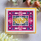 Creative Expressions Sue Wilson Art Deco Collection Oval Frame Craft Die
